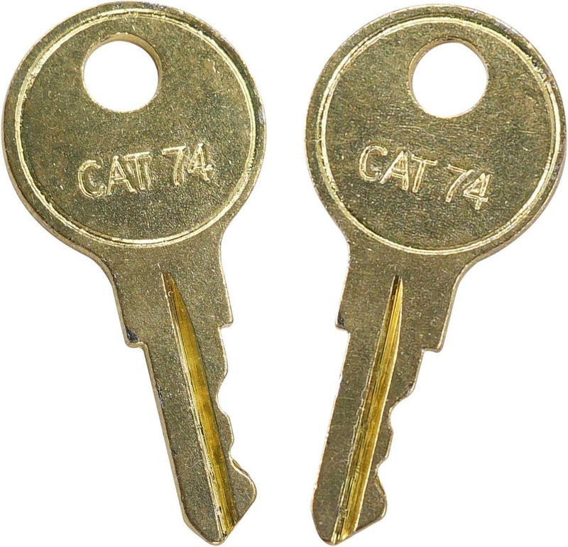 gradora Dispenser Keys CAT74 for 33043 Toilet Paper Towel Janitor Cat 74 Dispenser (Pack of 6) - Image 2